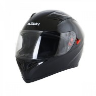 Шлем Ataki JK316 Solid черный глянец