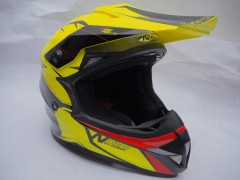 Шлем NITRO MX620 PODIUM (Safety Yellow/Black/Red) (кроссовый)