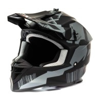 Шлем кроссовый GTX 633 #7 BLACK/GREY