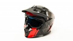Шлем мотард GTX 690 #3 BLACK/GREY RED
