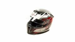 Шлем мото интеграл HIZER J5311 #3 gray/white