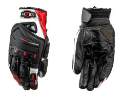 Перчатки мото HIZER AT-4136 (кожа/текстиль) Black/Red/White