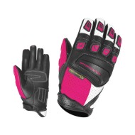 Перчатки мото HIZER CE-4383 (кожа/текстиль) детские Black/Pink