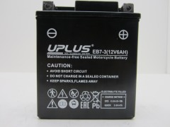 Аккумулятор мото Leoch UPLUS HP EB7-3, 6 Ач