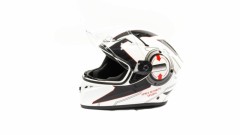 Шлем GTX 578 #4 White/Black/Red (интеграл)