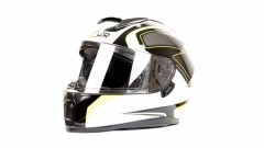Шлем интеграл HIZER B566 #1 Black/White/Yellow