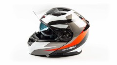 Шлем модуляр GTX 550 #1 BLACK/WHITE RED GREY