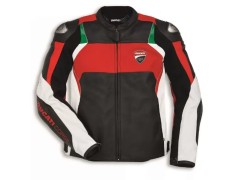 Куртка кожаная Dainese Ducati Corse 3 Black/Red