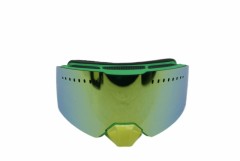Очки Moto LYNX Radien goggles реплика снегоходные/ ATV зимние (быстросменная линза) зеленые