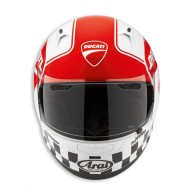 Шлем мотоциклетный Ducati Proud '14 ECE White/Red Gloss