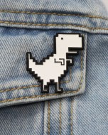 Металлический значок "Дино T-Rex Game"