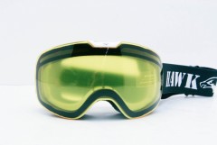Зимние очки Hawk Moto Snow Star (прозрачные жёлтые)