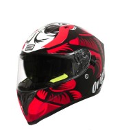 Шлем интеграл ORIGINE STRADA Hardcore красный/белый/черный