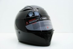 Шлем мотоциклетный Yema YM-832 Черный Тонированный визор