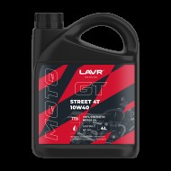 Моторное масло Lavr Moto GT STREET 4T 10W-40, 4 л Ln7726