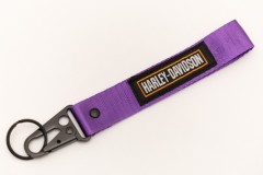 Брелок с карабином Harley-Davidson BTL 009-01F фиолетовый