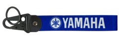 Брелок с карабином Yamaha на кожаной подвеске BTLP 008 синий