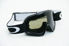 Очки для мотокросса детские OAKLEY O-Frame XS Solid черные глянцевые / темно-серая