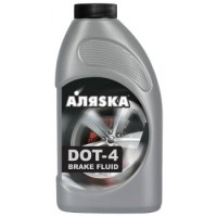 Тормозная жидкость АЛЯSКА DOT-4 Brake Fluid 910г.