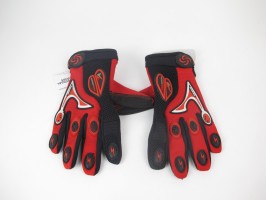 Перчатки PRO-BIKER CE-06 с пальцами кожа + текстиль