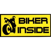 Наклейка Crazy Iron BIKER INSIDE Sport