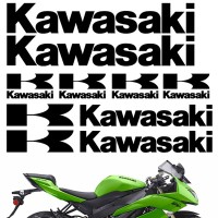 Комплект наклеек Crazy Iron "KAWASAKI PACK"
