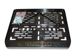 Рамка номерного знака для мотоцикла с логотипом "Suzuki"