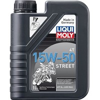 Моторное масло (синтетическое) мото STREET 4T 15W-50 (1л) LIQUI MOLY