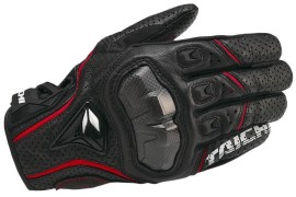 Перчатки кожаные RS Taichi RST390 black/red r