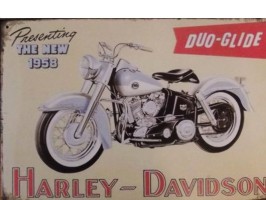 Знак винтажный HARLEY-DAVIDSON (20*30) 1958