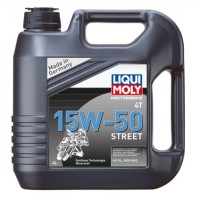 Моторное масло синтетическое Motorbike Street 4T 15W-50 (4л) LIQUI MOLY
