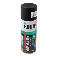 Краска-спрей универсальная KUDO KU-1102 Черная матовая 520мл.