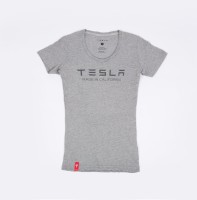 Футболка Tesla Women's Made in CA Scoop Neck Tee