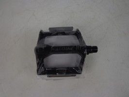 Педаль алюминиевая MTB Protek черная с катафотом
