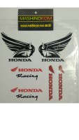 Комплект наклеек "Хонда 02" DSN 002 виниловая (комплект 6 шт), размер 18*18см