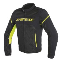 Куртка Dainese AIR FRAME D1 TEX JACKET Black/Black/Yellow-Fluo