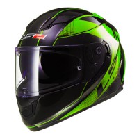 Шлем FF320 STREAM STINGER Black Fluo Green
