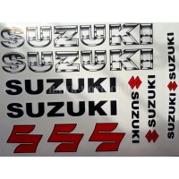 Комплект наклеек "Сузуки" DS 002 виниловая (комплект 11 шт)