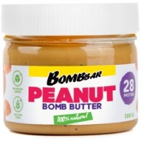 Паста натуральная Bombbar  Peanut bomb butter (12 шт в уп) 300 г классическая
