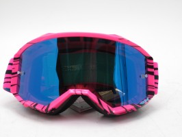 Очки для мотокросса FLY RACING ZONE (2019) розовый/бирюзовый зеркальный-синие