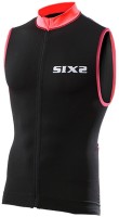 Безрукавка SIXS Bike2 STRIPES Black/Red