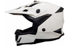 Шлем (кроссовый) ATAKI SC-16 Solid белый глянцевый