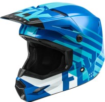 Шлем (кроссовый) FLY RACING KINETIC THRIVE синий/белый