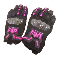 Перчатки женские SCOYCO МС-20W, черный с розовым