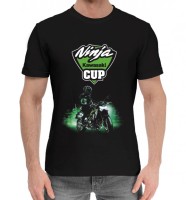 Мужская хлопковая футболка Kawasaki ninja cup