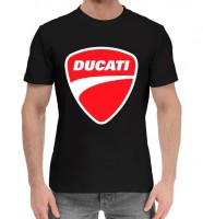 Мужская хлопковая футболка DUCATI тип 2