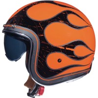 Шлем MT Le Mans SV Flaming Gloss Pearl Fluor orange/black