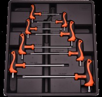 Набор имбусовых ключей TORX с Т-образной рукояткой HARDEN 520657 ( 3-8 мм, 8 шт )