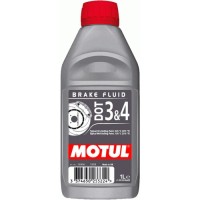 Тормозная жидкость Motul Dot3 & Dot4 Brake Fluid, 1L