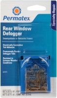Клей для ремонта контактов обогревателя заднего стекла Permatex "Rear Window Defogger", 0,6мл, 21351